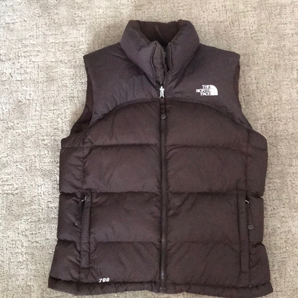 North Face Vest Brown